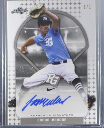 2018 Leaf Perfect Game National Showcase - Jacob Meador #BA-JM1