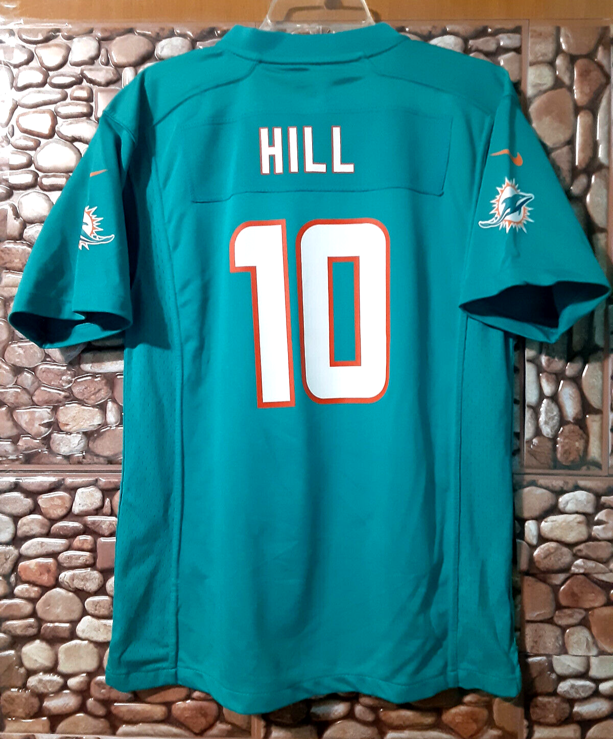 men's nike tyreek hill aqua miami dolphins game jersey stores