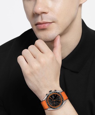 Pre-owned Hugo Boss Orange Mens Chronograph Watch Centre Court 1514025