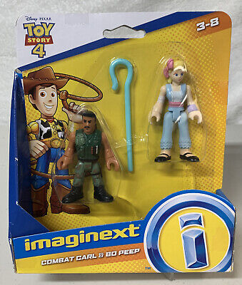 Imaginext TOY STORY 4 Bo Peep Combat Carl Figure Disney Pixar New