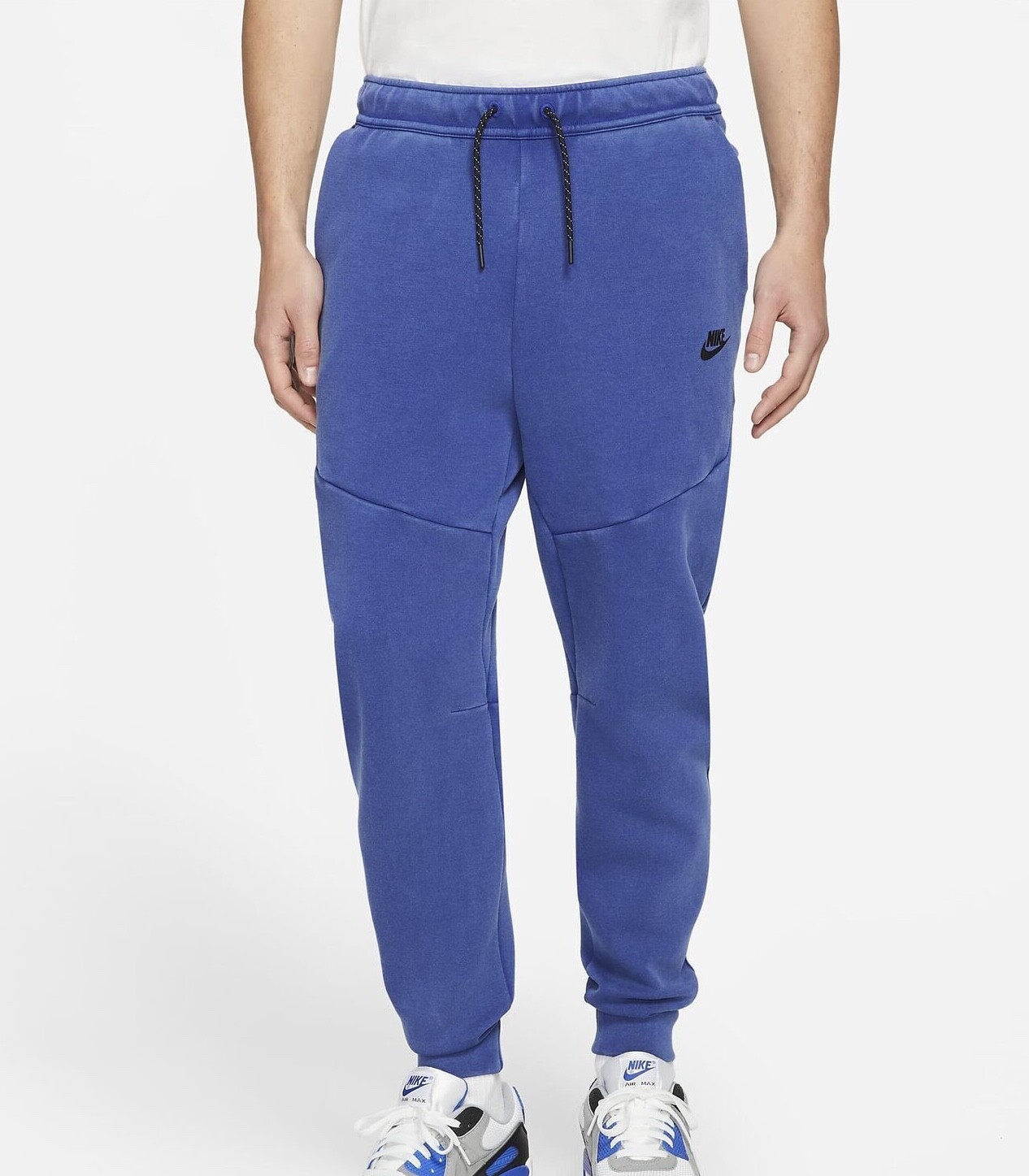 

Спортивные штаны Nike Tech Fleece Jogger, выбеленные, ярко-синего цвета CZ9918-455, мужские, XXL, Синий