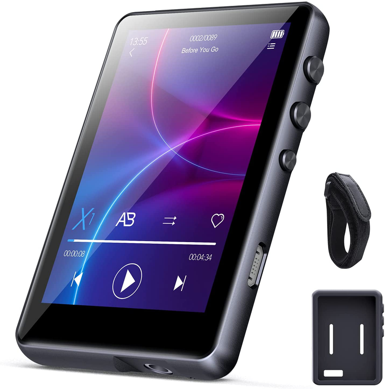 Bluetooth 5.0 Full Touch Screen Hifi Lossless Mp3 Music Player