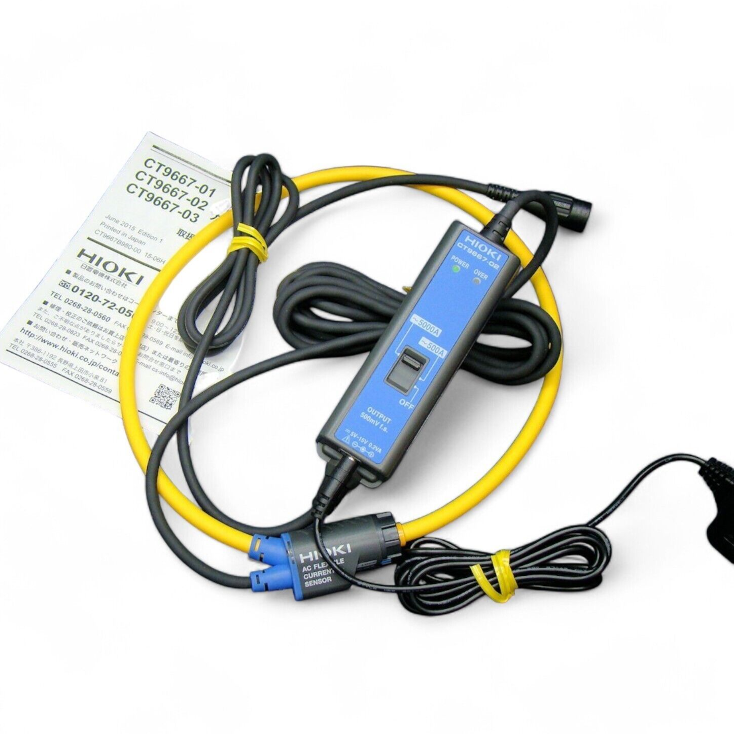CT9667-02 CT9667 HIOKI AC flexible current sensor AC500 CT9667-02 CT9667 HIOKI AC flexible current sensor AC500