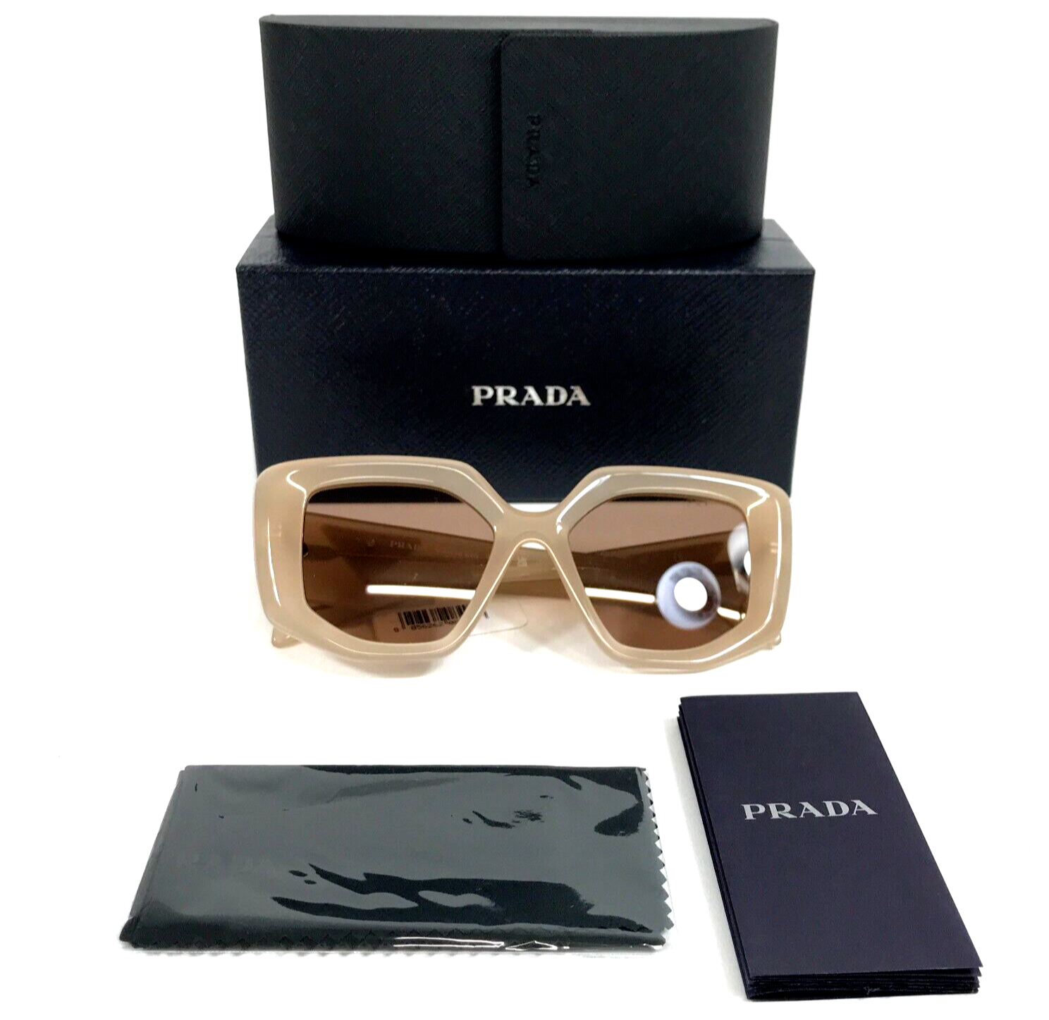 PRADA プラダ サングラス SPR 19M Made in italy Prada PR 19ZS M (55 - 17) with Brown lenses and Black frame
