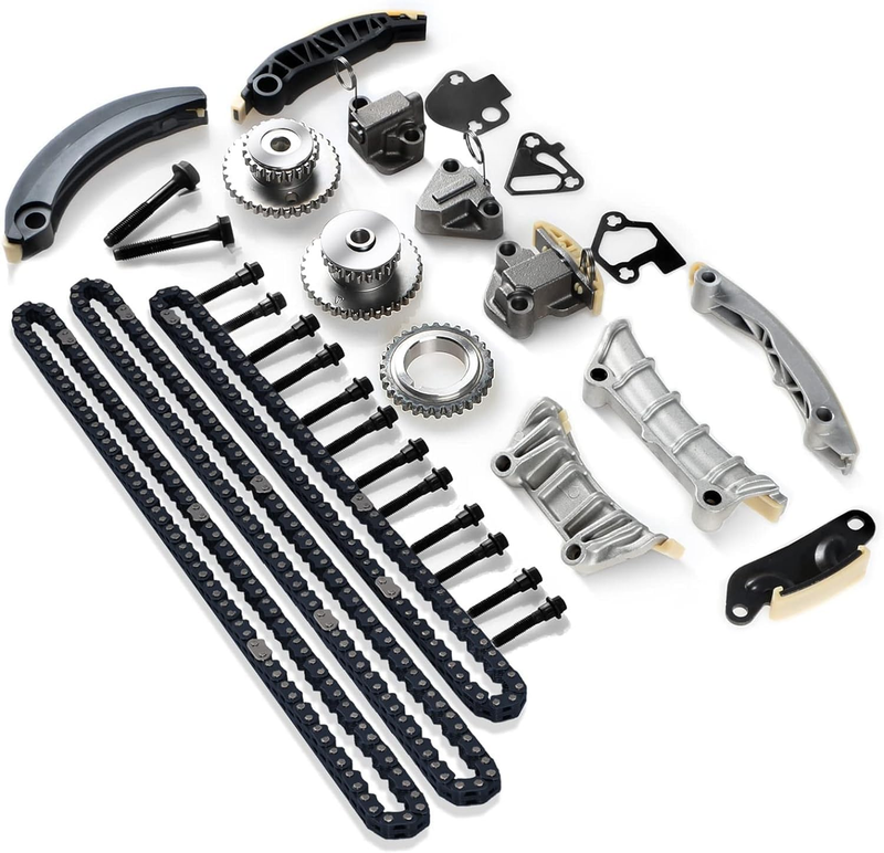 Timing Chain Kit W/Chain Guide Sprocket for Chevy Equinox Malibu Traverse GMC