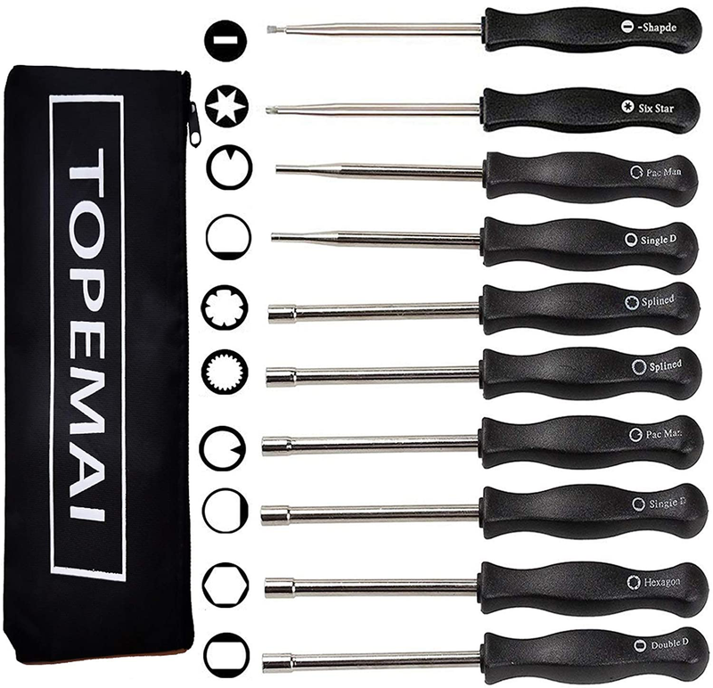 10 Pcs Carburetor Adjustment Tool Screwdriver Kit Chainsaw Weed Eater Trimmer US