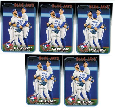 2024 Topps CHECK LIST Base Card Lot x 15  TORONTO BLUE JAYS   # 167