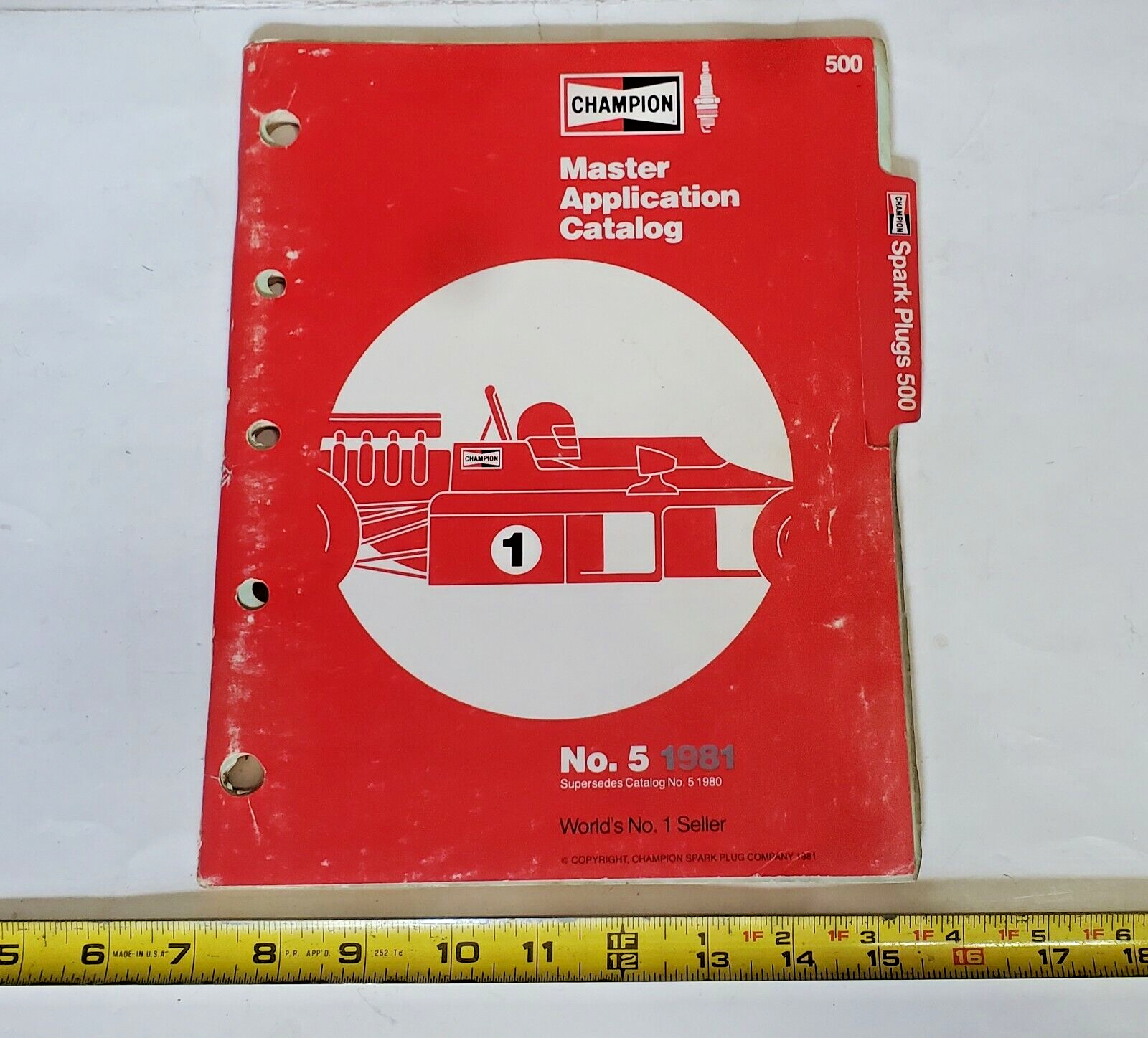 かより　　⑤5本⑥3本 Vintage 1981 Champion Master Application Catalog - No. 5