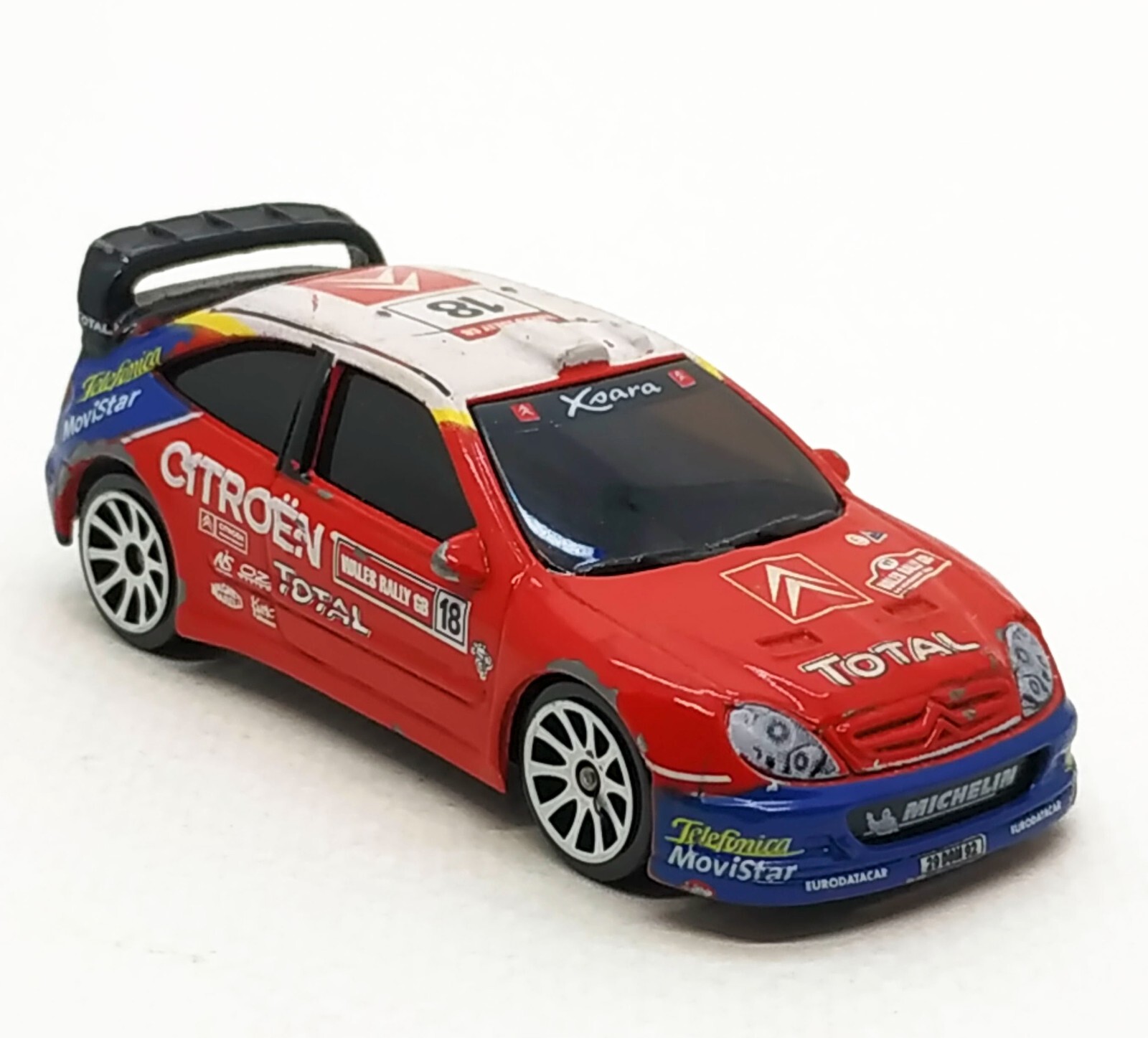 Majorette Citroen Xsara WRC no.18 Small Number 5UW 1/57 (3