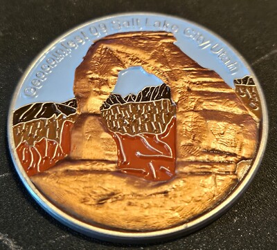 Geocoinfest 2009 by USA Geocoin Unactivated Geocaching Pathtag Alt