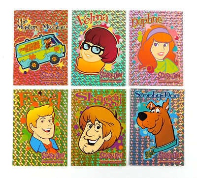 2003 Inkworks Scooby-Doo Mysteries & Monsters Sparkly Insert Set (SP1-SP6)