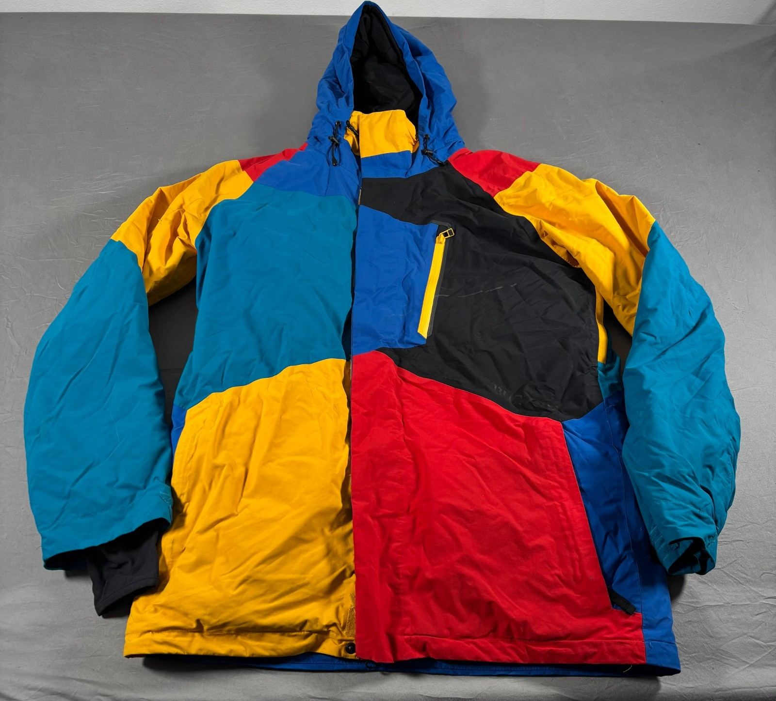 Burton x Mountain Dew DryRide Snowboard Jacket Mens L Multicolor