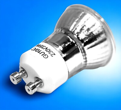 35mm Mini GU10 35w 240v MR11 Replacement Spare Light Bulb for Mathmos Lava Lamps