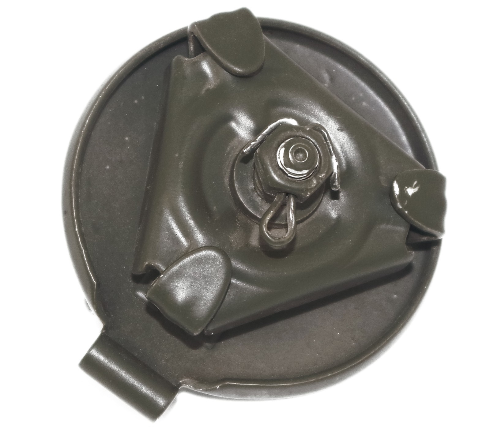 Fits Norton 16H Matchless Triumph Hinged Gas Oil Tank Cap 2" Military Green 