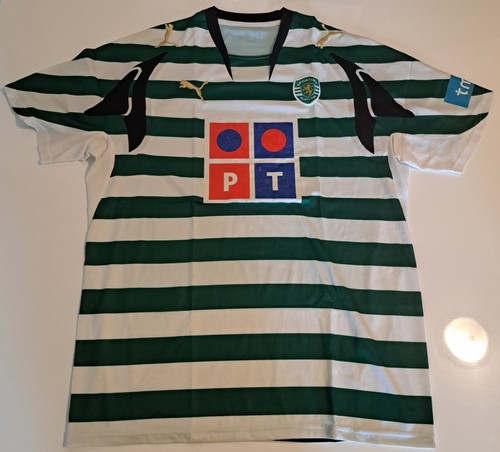 PUMA Sporting Lisbon 13-14 Home ユニフォーム M 2013/14 PUMA Sporting Clube de Portugal Home jersey NEW W