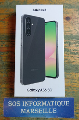 Smartphone Samsung Galaxy A56 5G téléphone portable 128GB - Awesome Graphite