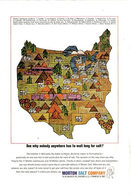 1963 Print Ad Morton Salt Company See why nobody anywhere has wait illustration