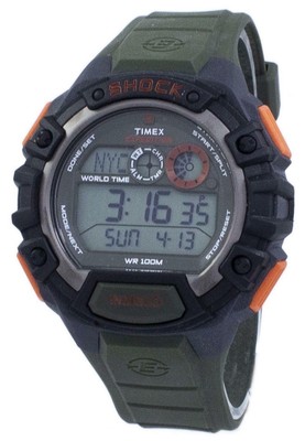 timex men's expedition shock resistant adventure tech digital compass watch 49612