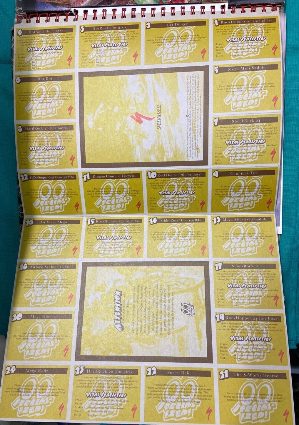 SPECIALIZED bicycle components 1995 CATALOG