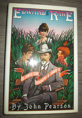 Vtg HC book, Edward the Rake by John Pearson, 1975    1st American edition