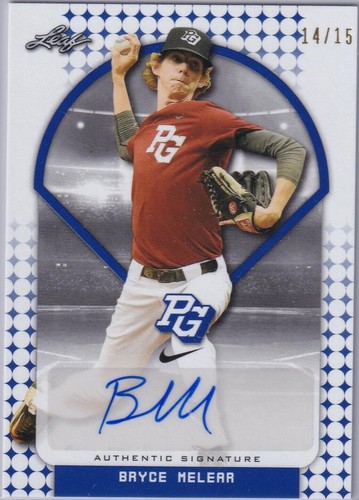 2018 Leaf Perfect Game National Showcase - Bryce Melear #BA-BM5