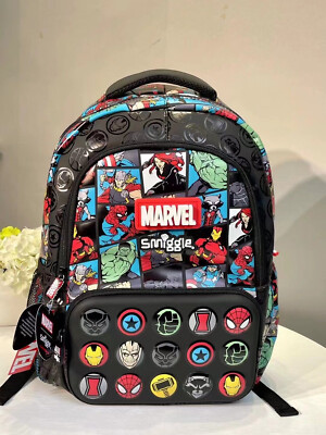 NEW Smiggle marvel Classic Backpack school bags for boy's