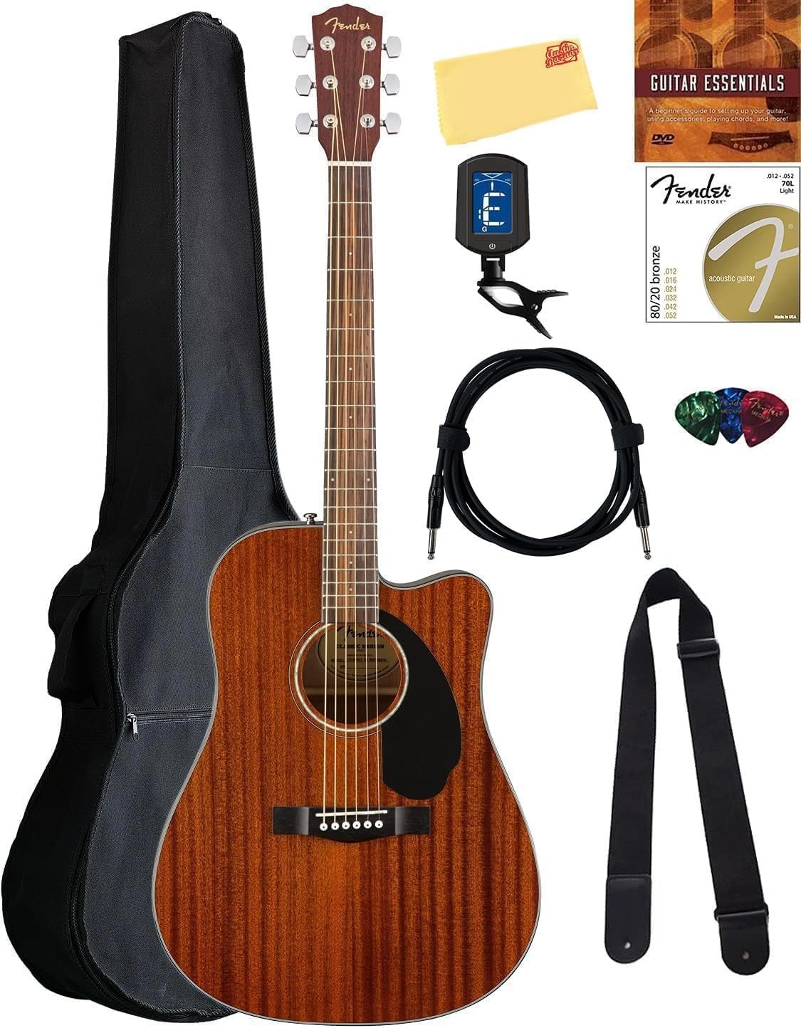 Ｈ.Ｔ　Fender　CD-60SCE All-Mahogany Fender CD-60S All-Mahogany Acoustic Guitar Natural | Guitar