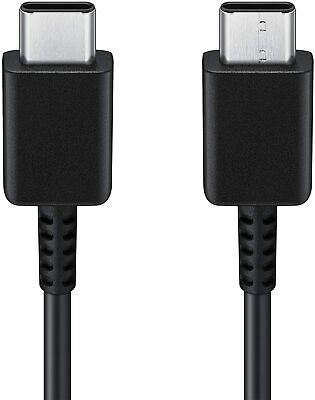 Genuine OEM Samsung USB-C to USB-C Charging Cable - 1m/3.3ft - Black