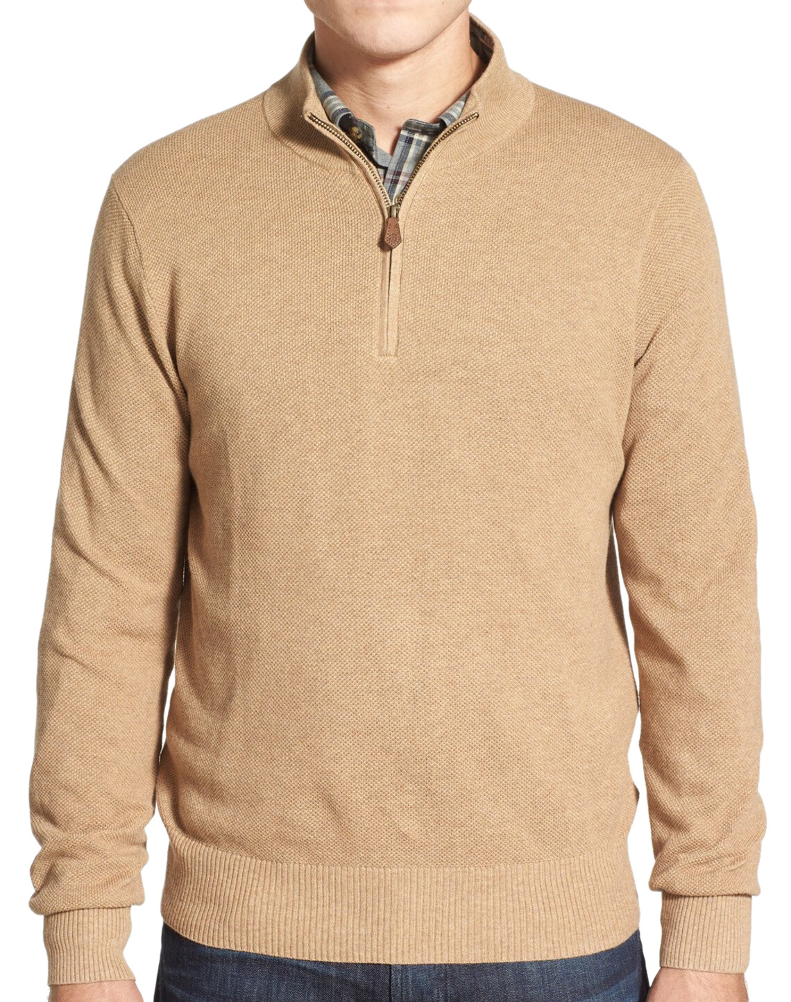 brooks brothers half zip sweater