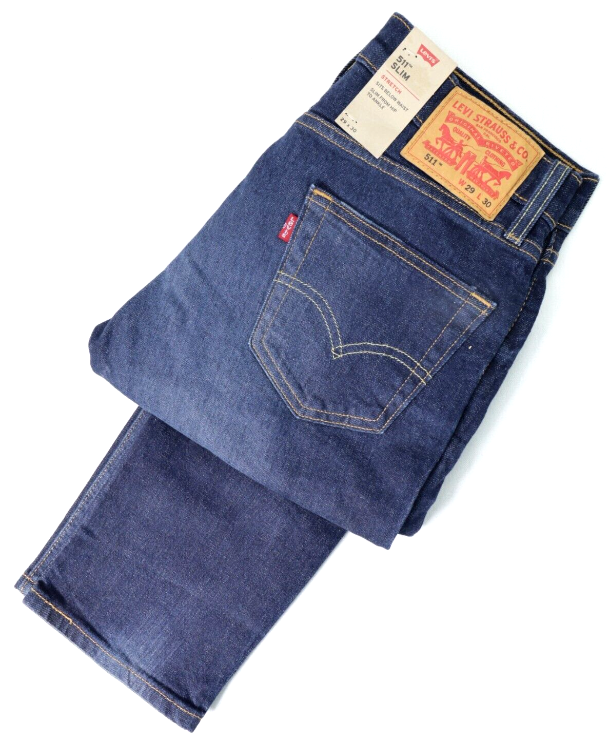 Levi's 511 Slim Fit Stretch Jeans Size 29/30 Ducky Boy Dark Levi's 511 Slim Fit Stretch Jeans Size 29/30 Ducky Boy Dark
