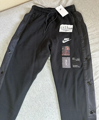 Nike Jordan Full Snap Jogger Breakaway Zero Gravity Pants DD6509-010 Sz S $100
