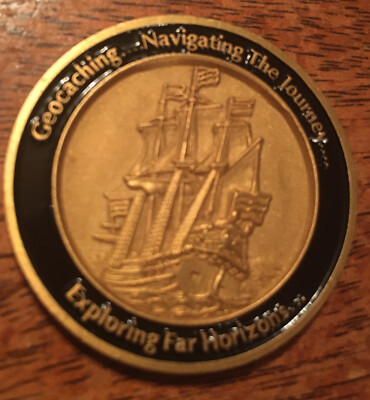 500 Caches GEOCACHING GEOCOIN CHALLENGE COIN Terrier Lady