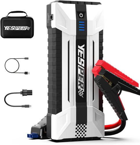 YESPER Portable Jump Starter Power Bank 4120A Jumper Pack Booster Box Heavy Duty