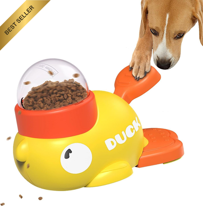 Dog Interactive Treat Dispenser Toy, Food Puzzle Slow Feeder for Small Medium Do