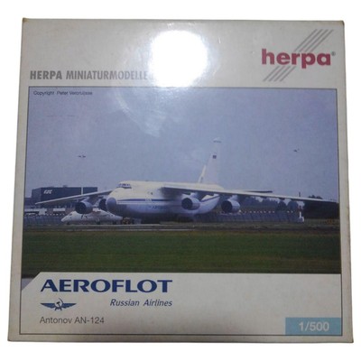 herpa Aeroflot Antonov AN-124 1/500✨新品❗ Herpa Wings 1:500 AeroFlot Russian Airlines Antonov AN-124