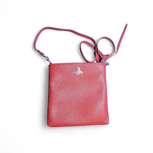 Vivienne Westwood Johanna New Square Shoulder Bag Metallic