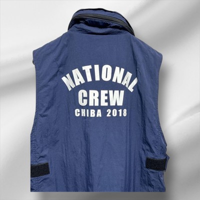 Avirex Vintage Red Bull National Crew Nylon Jacket Size L