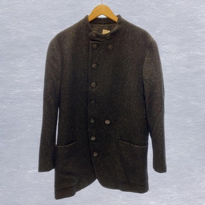 ジャケット・アウター ISSEY MIYAKE men's wool coat sizeL black Issey Miyake IM Men Long Wool Coat The IM men line from