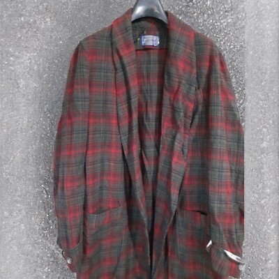 専用40s-50s vintagePENDLETONcheck gowncoat 40S Usa Vintage PENDLETON Check Gown Coat Men's #DL15 | eBay