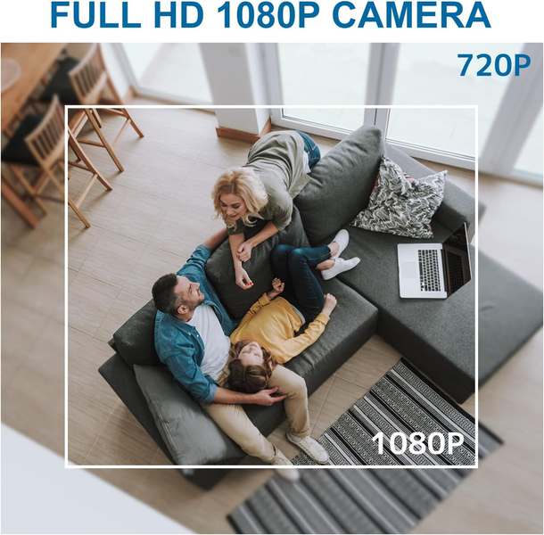 Security Camera Smoke Detector Camera 1080P Wifi Indoor Camera Hidden Camera wit - Image 4