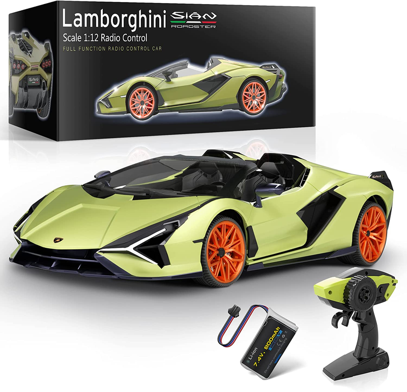 Lamborghini Remote Control Car, 1:12 Scale Lambo Rc Cars 7.4V 900Mah Officially