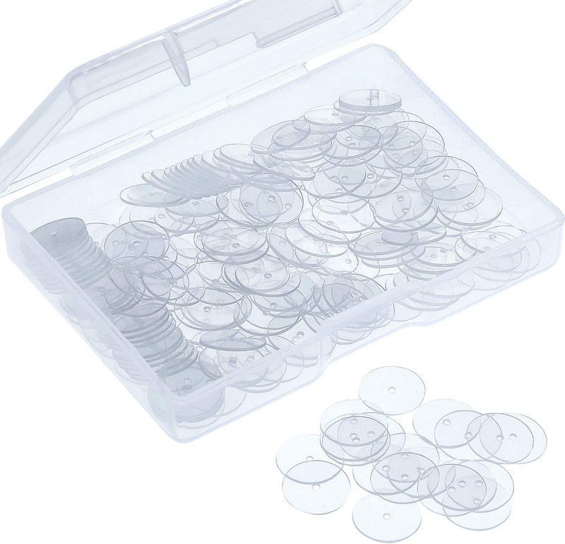 Clear Disc Pads to Stabilize Earrings, Plastic Discs for Earring Backs