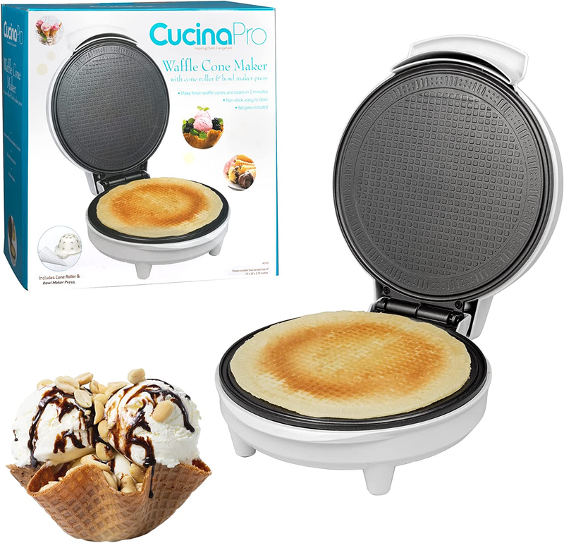 Cucinapro waffle cone and bowl maker cucinapro hotsell