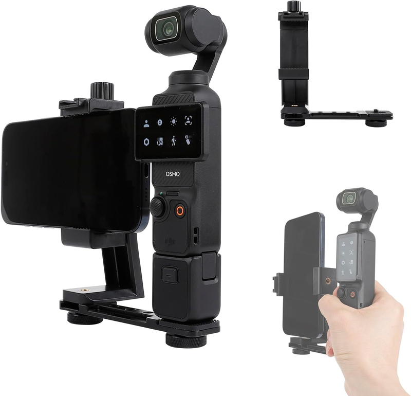 Phone Holder for DJI Osmo Pocket 3, Cell Phone Mount Expansion