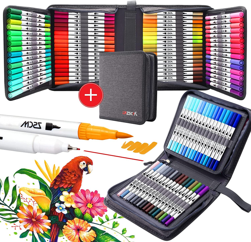 Pens, Zscm Colored Pens Watercolor Art Markers