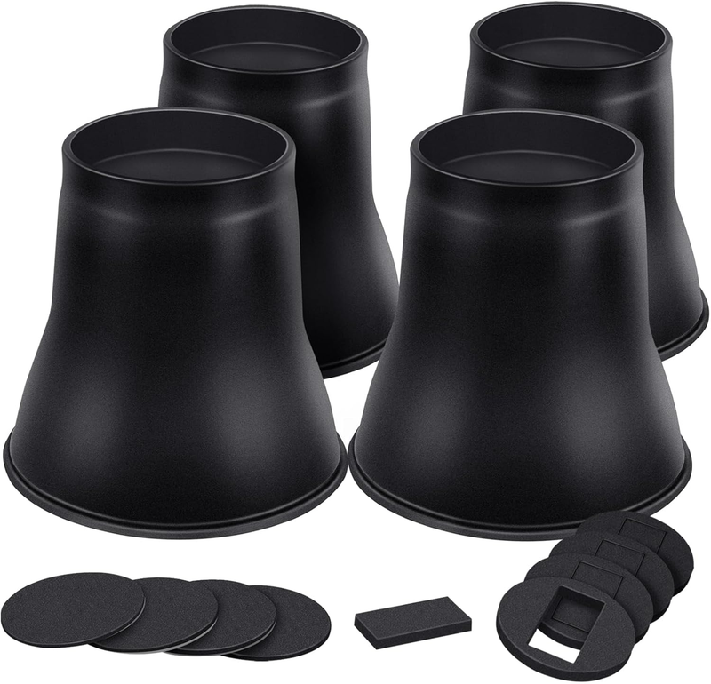 Bed Risers 6 Inch Heavy Duty, round Furniture Risers for Bed Desk Table Sofa Cou
