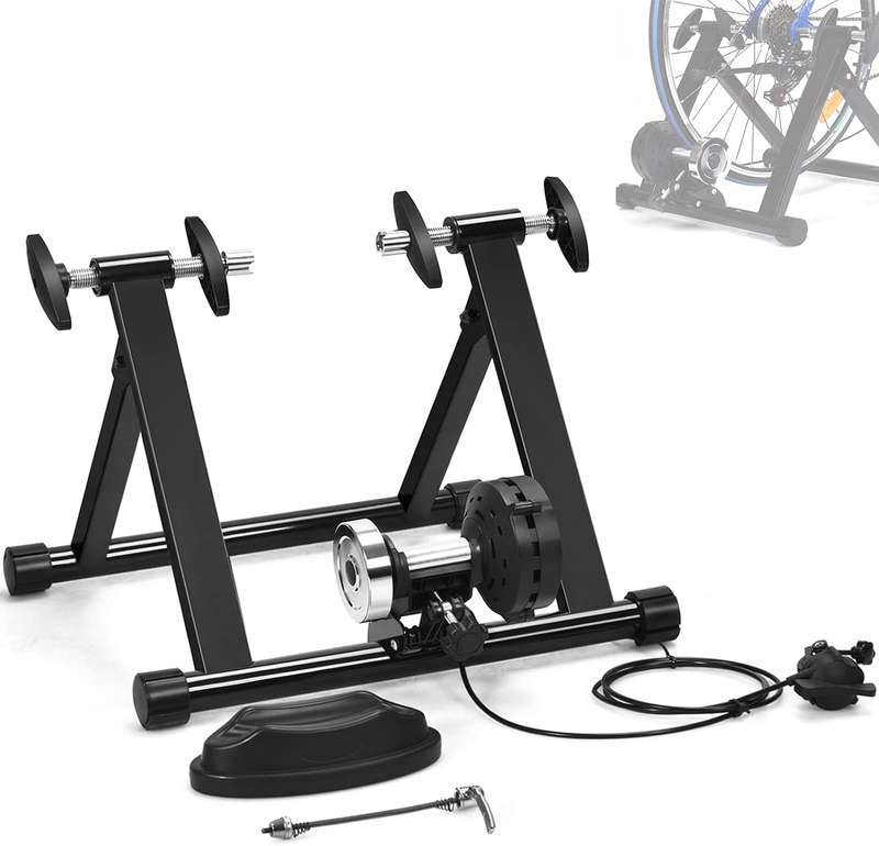 Indoor Bike Trainer Stand for Exercise,Noise Reduction Stationary Bike Converter