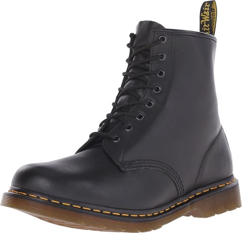 Pre-owned Dr. Martens , 1460 Nappa Leather 8-eye Boot For Men And Women In Black