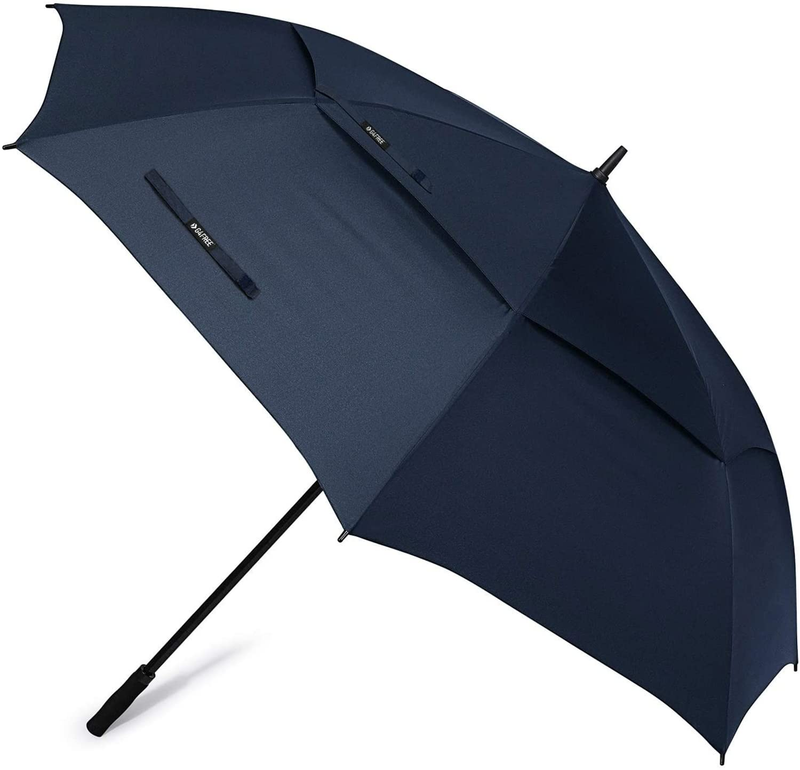 72 Inch Huge Large Oversize Golf Umbrella Automatic Open Double Canopy Vented Wi