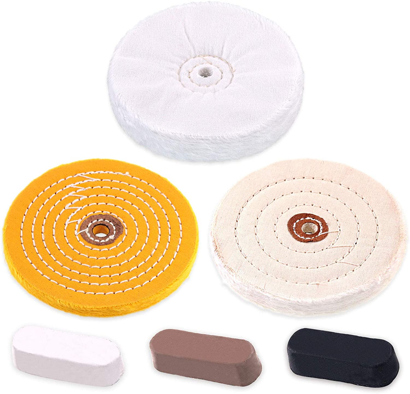 Buffing Polishing Wheels For Bench Grinder Buffer With 1/2